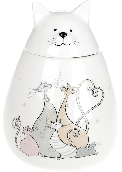 Банка керамическая Дружная Семейка 1,4 л Котик (BD-DM547-Q)