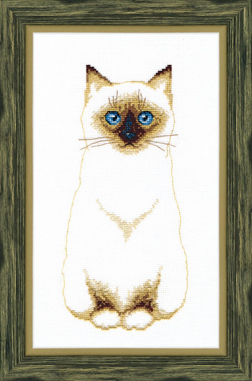 Набір для вишивання хрестиком Crystal Art Сіамський кіт (ВТ-109)