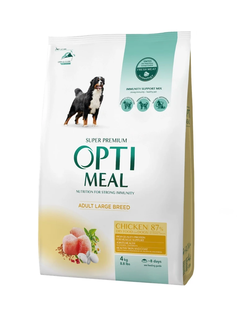 Корм сухий Optimeal Dogs Maxi Chicken для дорослих собак 4 кг