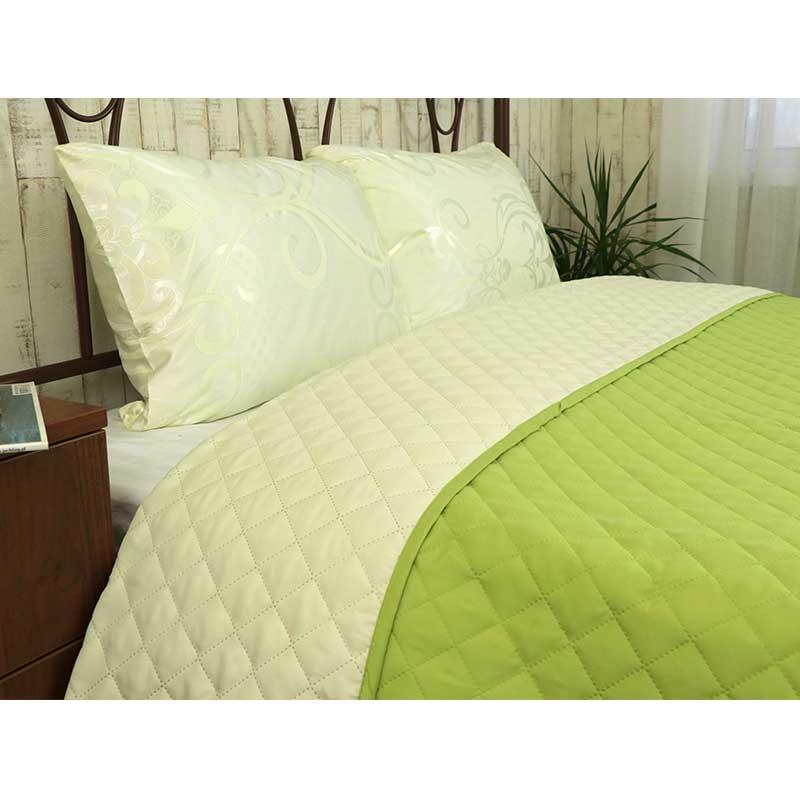 Покрывало двухстороннее Руно Braid 212x240 см Серый (28092644) - фото 2