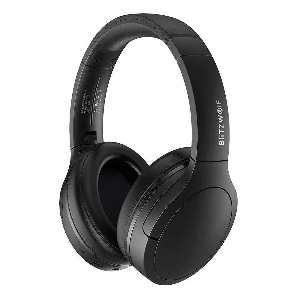 Наушники Blitzwolf BW-HP6 Bluetooth 5.2 Black