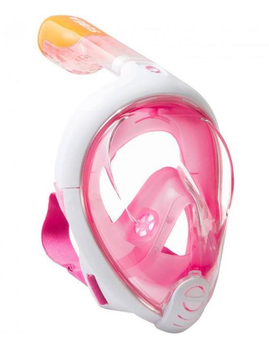 Маска для снорклинга и дайвинга Tribord Easy breath р. S-M Розовый