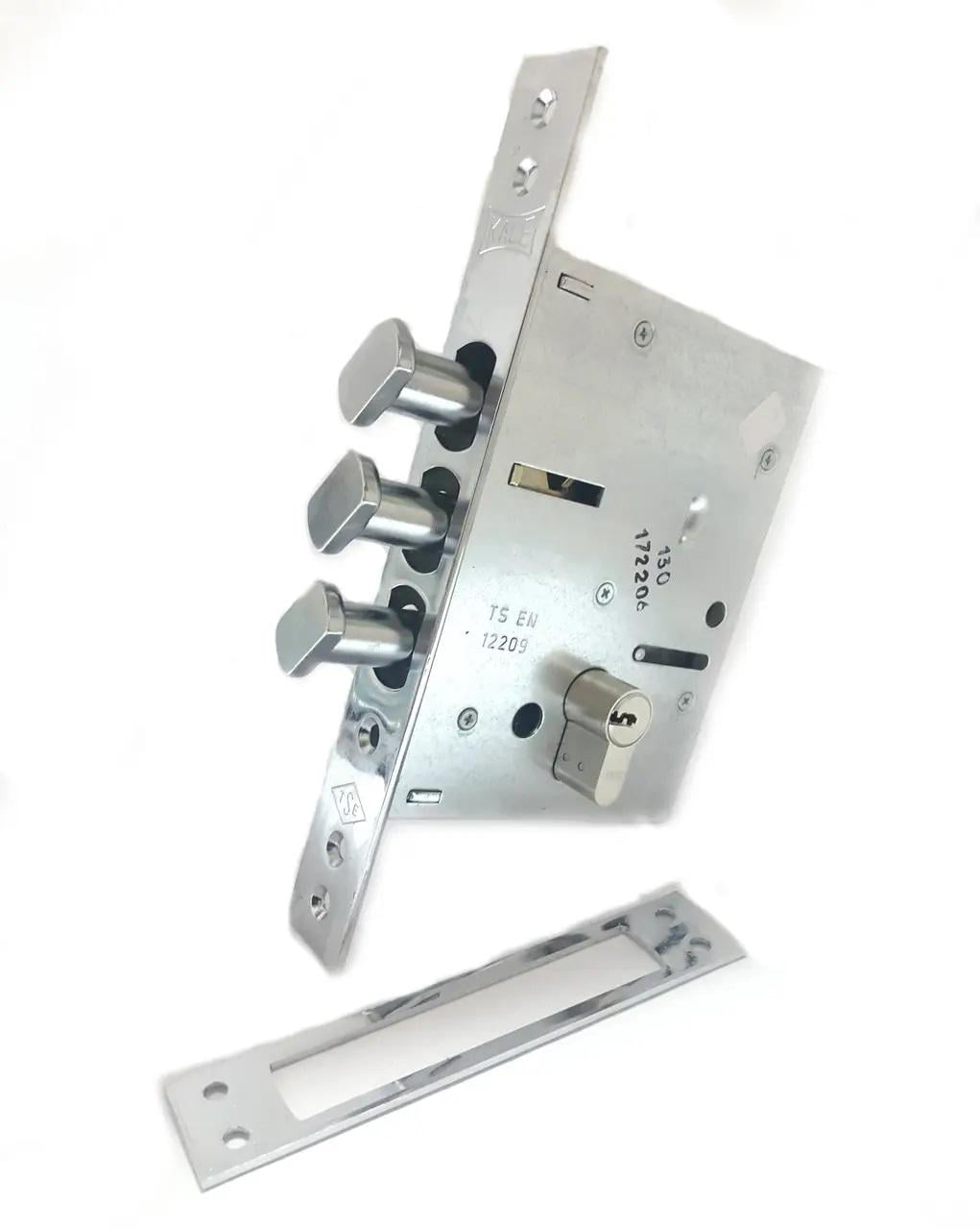 Замок врезной Kale 287 D с противоотжимными ригелями (2526136591)