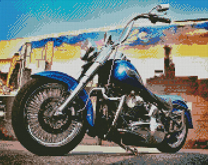 Алмазная мозаика Strateg Крутой-байк 40х50 см (FA40611)