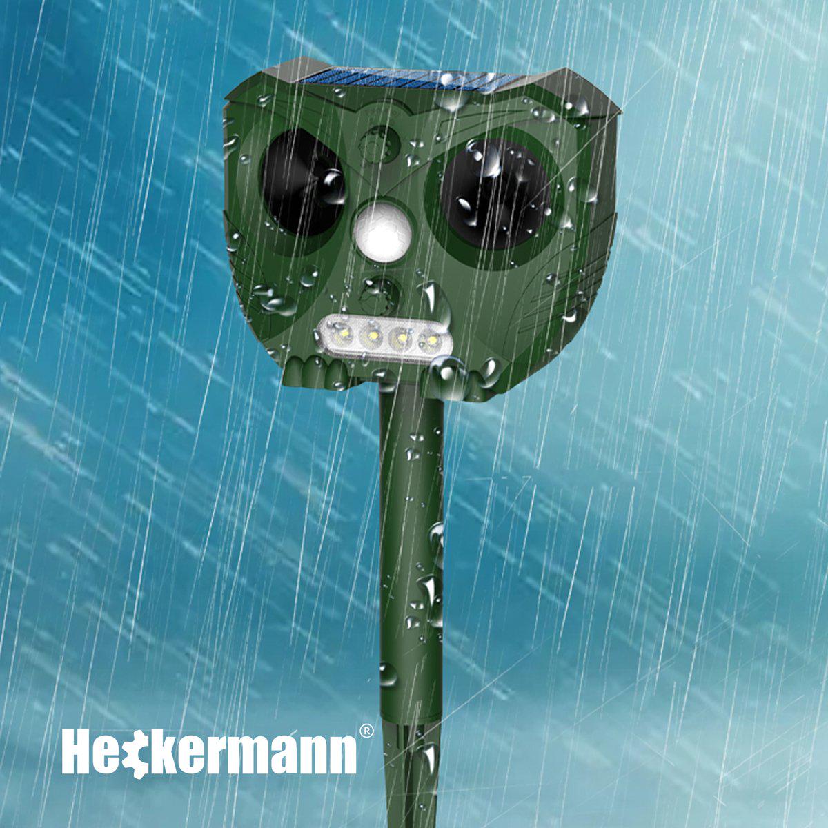 Отпугиватель животных и грызунов Heckermann 536 ультразвуковой/солнечная панель (43287) - фото 8 Отпугиватель животных и грызунов Heckermann 536 ультразвуковой/солнечная панель (43287) - фото 8