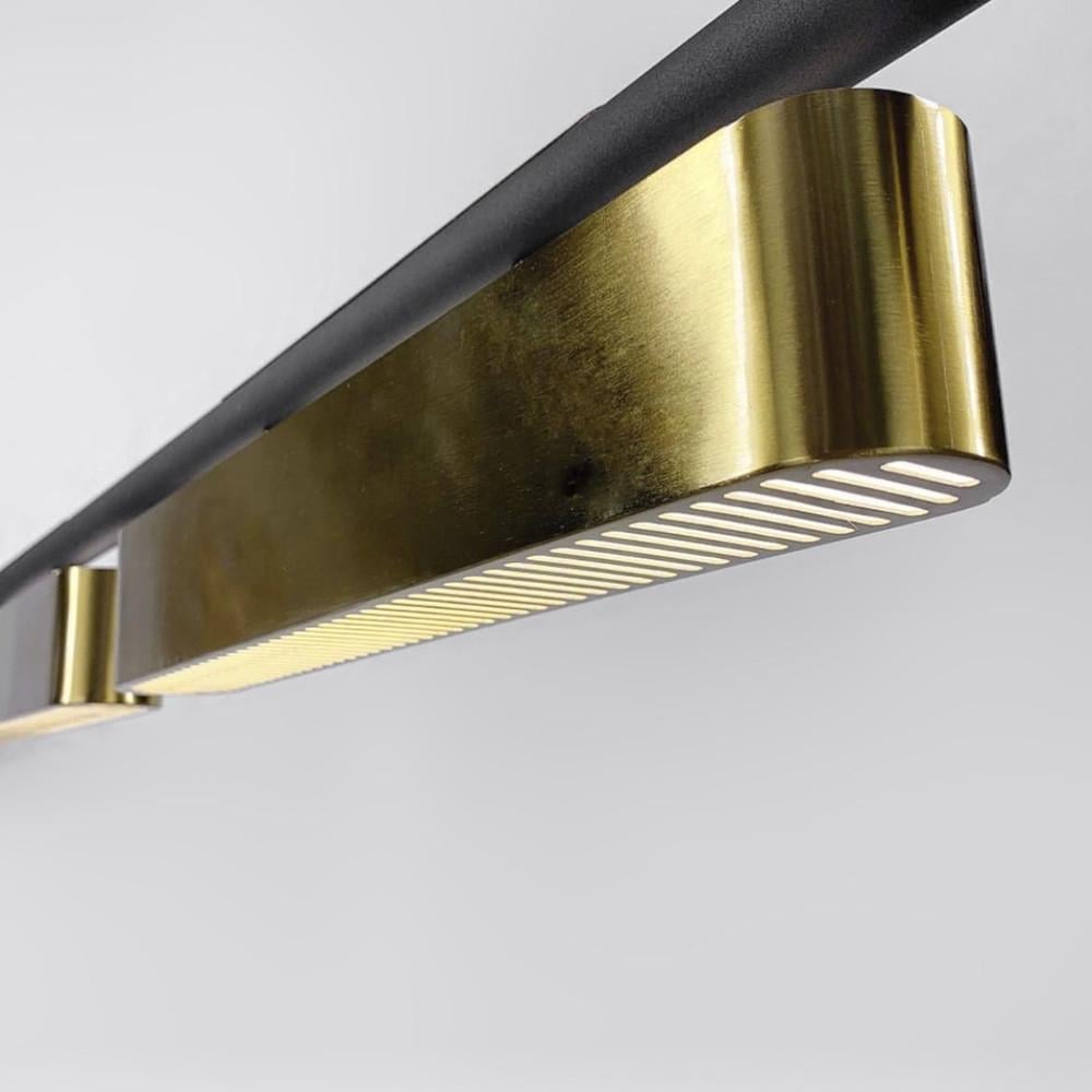 Светильник удлиненный на 4 латунных модуля 180 см (NO6-1800) - фото 3 Светильник удлиненный на 4 латунных модуля 180 см (NO6-1800) - фото 3