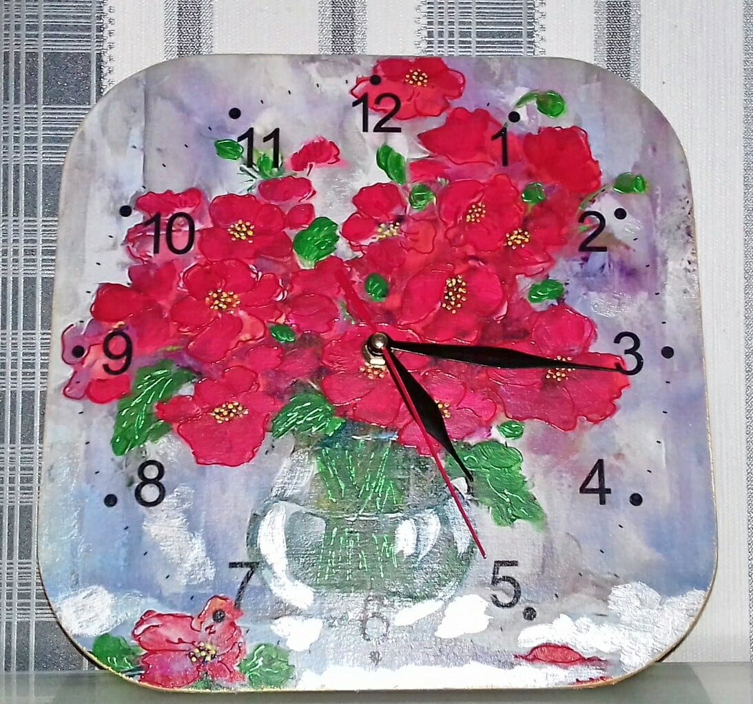 Часы настенные интерьерные Okl Gifts 25х25 см 273