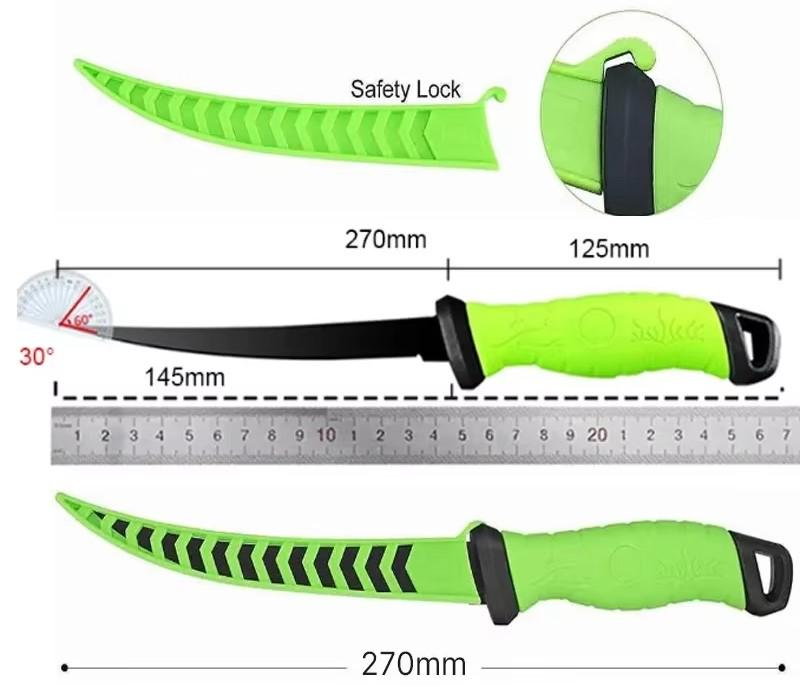 Ніж для обвалення філе з нержавіючої сталі (AWN-00014) - фото 2 Ніж для обвалення філе з нержавіючої сталі (AWN-00014) - фото 2