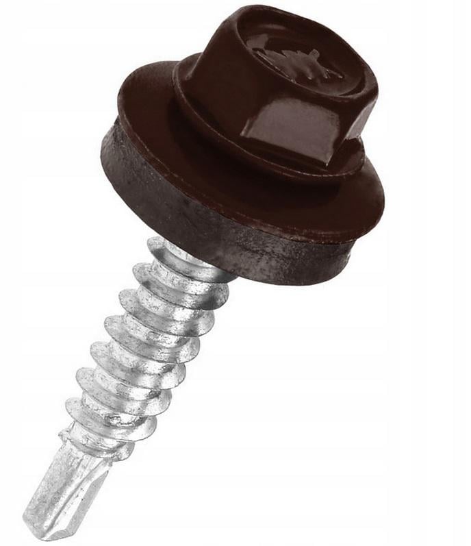 Саморез кровельный Wkret Mett 19 мм 250 шт. RAL 8017 (14270995)