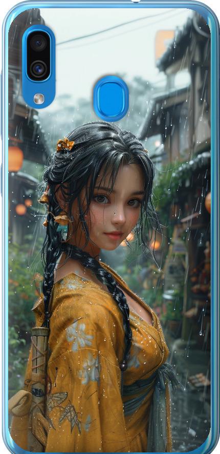 Чехол на Samsung Galaxy A20 2019 A205F Anime-girl (6133t-1761-42517)