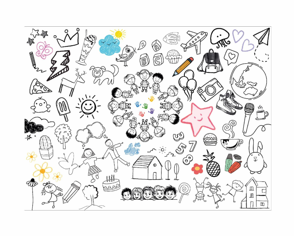 Раскраска детская Дети в тубусе 100х130 см Раскраска детская Дети в тубусе 100х130 см