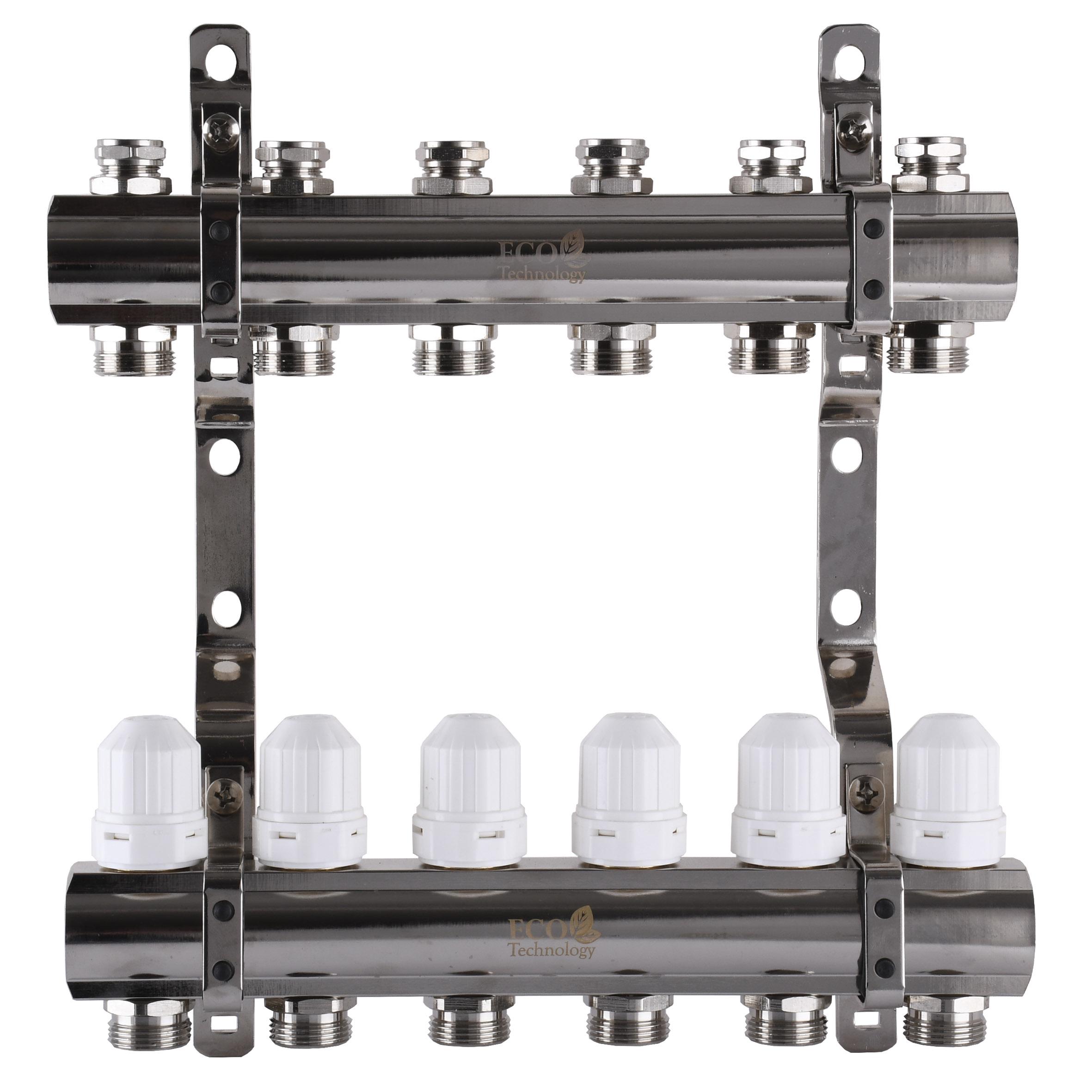 Коллектор для системы отопления ECO TECHNOLOGY 1"/3/4" (126314)