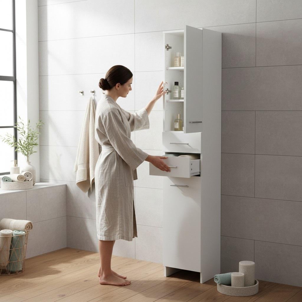 Пенал пластиковый напольный Mikola-M Eco green 30 см