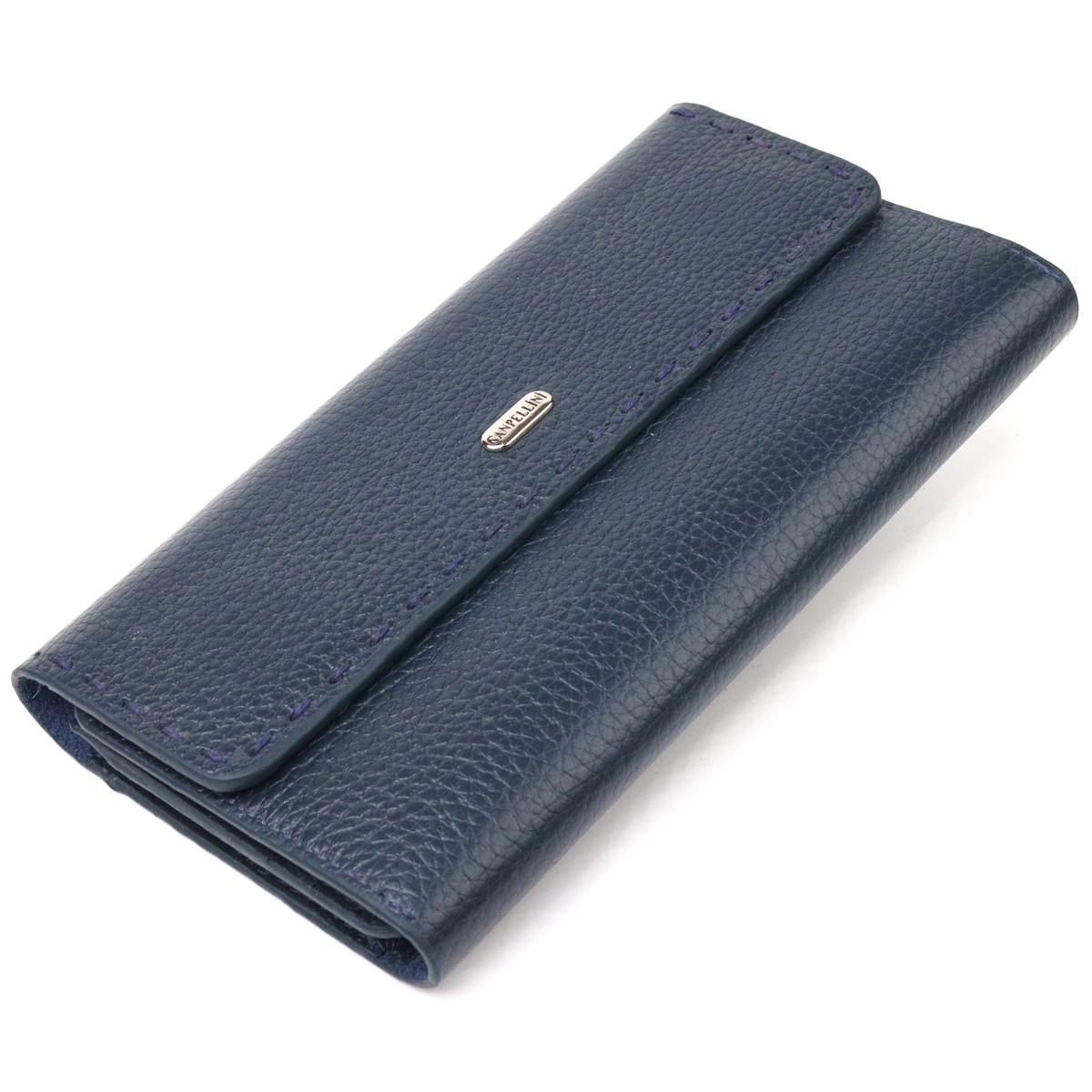 Кошелек женский из натуральной кожи Canpellini Wallet 21665 Синий (55444)