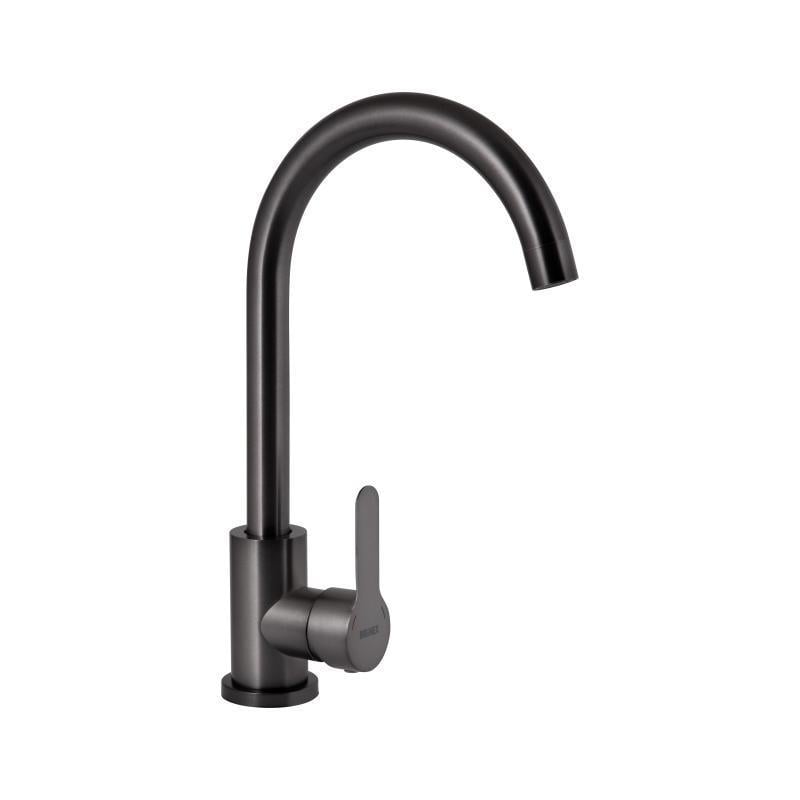 Смеситель для кухни Brinex Pure 015F Graphite (BRIPUR015FGRP)