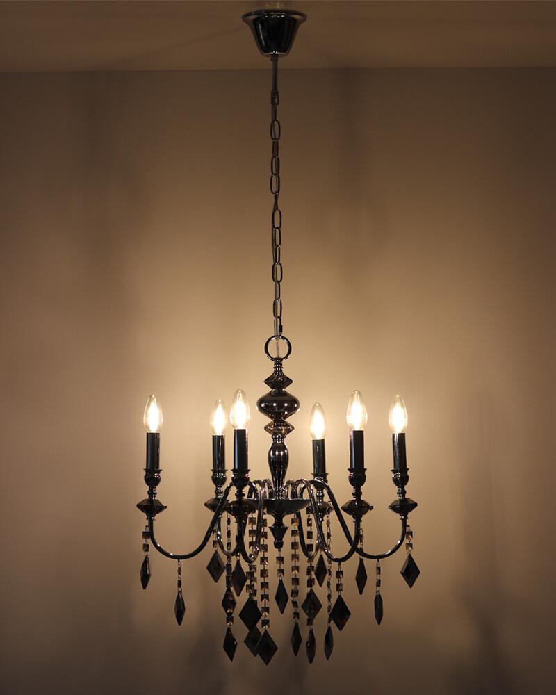 Люстра Edlin PL2417-6 Vanessa E14 6x12W IP20 Хром (32205346) - фото 5 Люстра Edlin PL2417-6 Vanessa E14 6x12W IP20 Хром (32205346) - фото 5