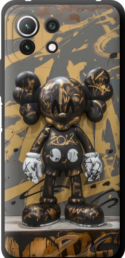 Чехол на Xiaomi Mi 11 Lite Bronze kaws (6097b-2281-42517)