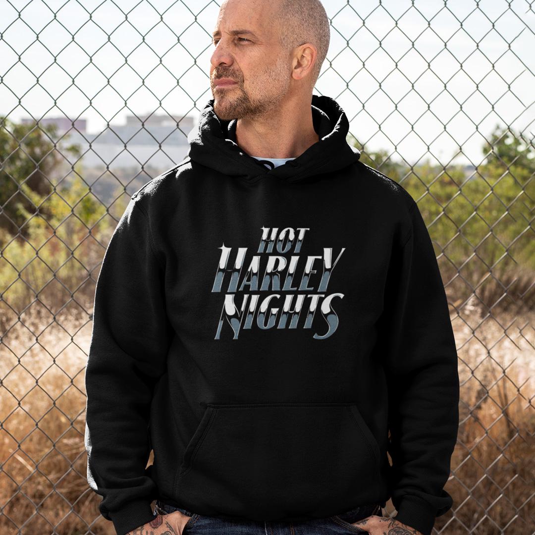 Худи флисовый унисекс Harley Davidson Hot Harley Nіghts Sioux Falls S Черный