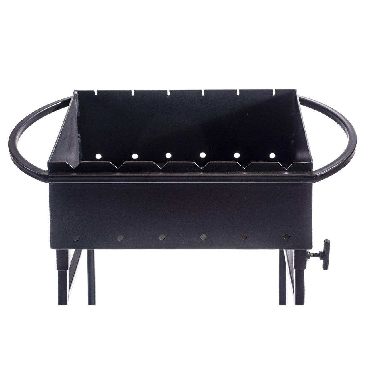 Мангал разборный Гектор на ножках на 6 шампуров 4 мм (MN6-4) - фото 3 Мангал разборный Гектор на ножках на 6 шампуров 4 мм (MN6-4) - фото 3