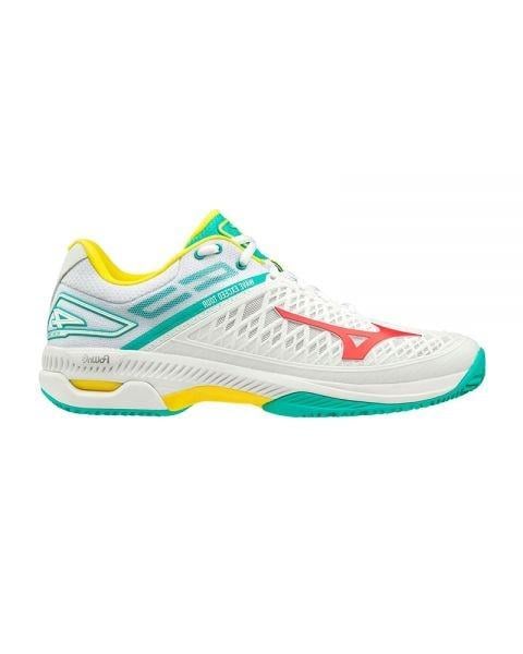 Кроссовки мужские Mizuno WAVE EXCEED TOUR4 CC UK9 61GC2077-62 р. 43 Белый/Красный/Зеленый