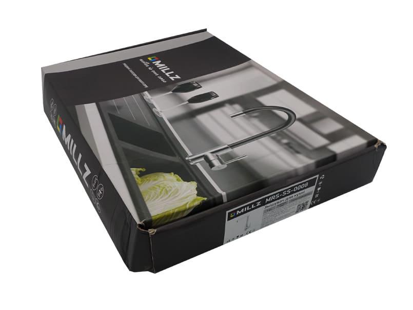 Смеситель для мойки MILLZ нержавеющая сталь (RS-MRS-SS-0008) - фото 7 Смеситель для мойки MILLZ нержавеющая сталь (RS-MRS-SS-0008) - фото 7