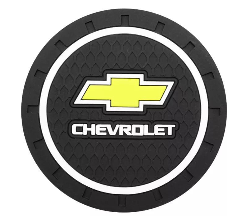 Коврики антискользящие CHEVROLET в подстаканники 2 шт. (1379192710)