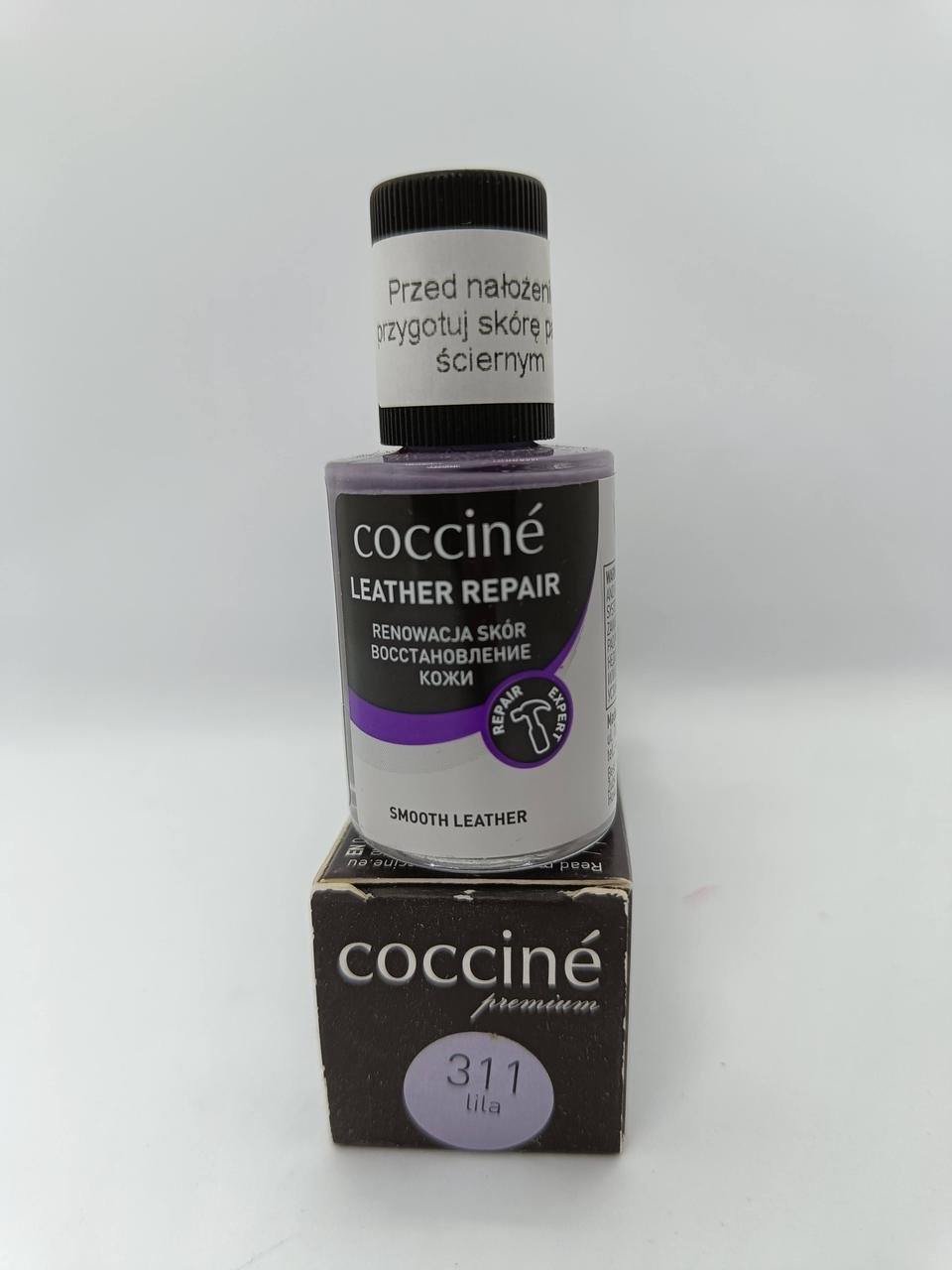 Коректор для гладкої шкіри COCCINE Leather Repair 10 мл Ліловий 311 (1994394339)