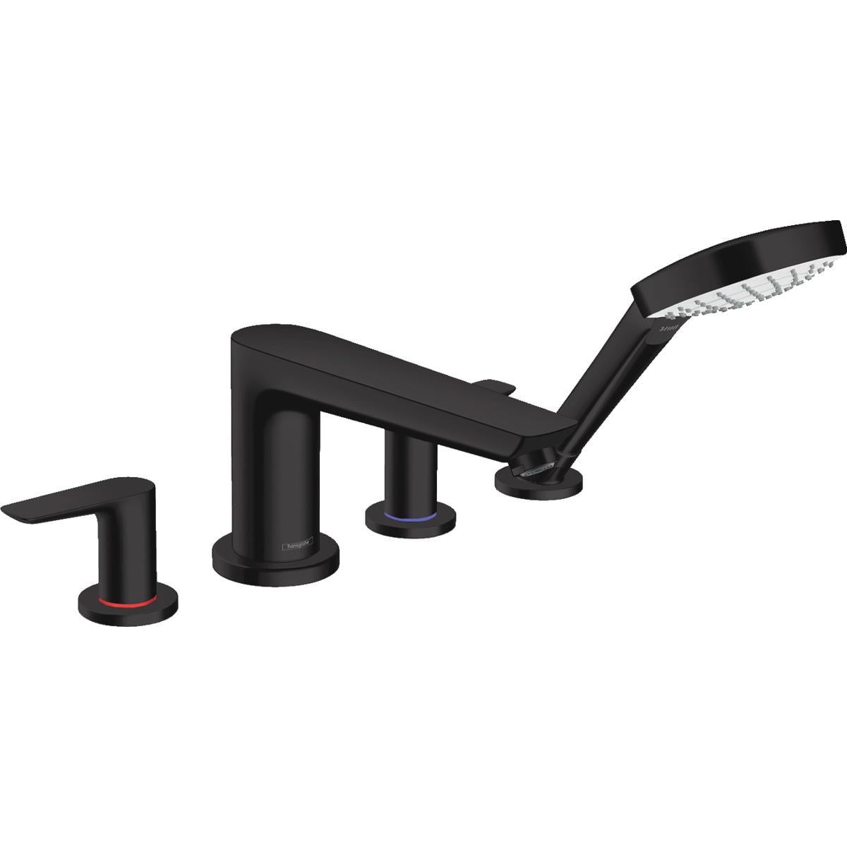 Смеситель на борт ванны Hansgrohe Talis E 71748670 на четыре отверстия Черный (83098)