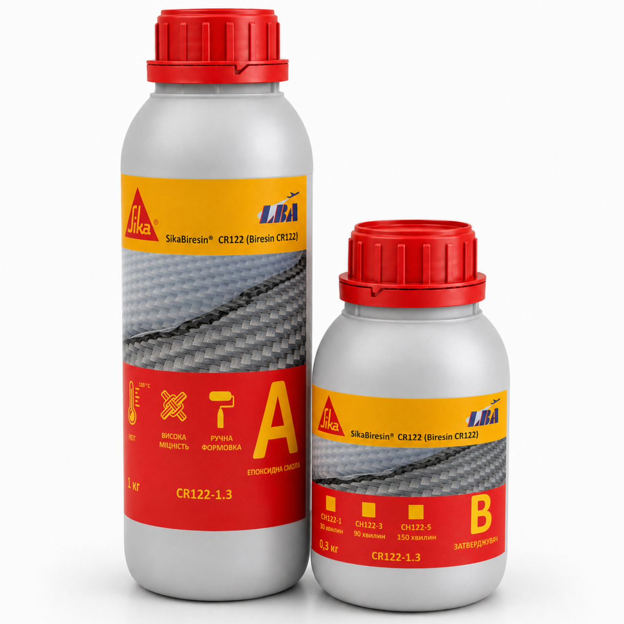 Смола эпоксидная для карбона и композитов Sika Biresin CR122 1,3 кг/отвердитель MGS LR-285