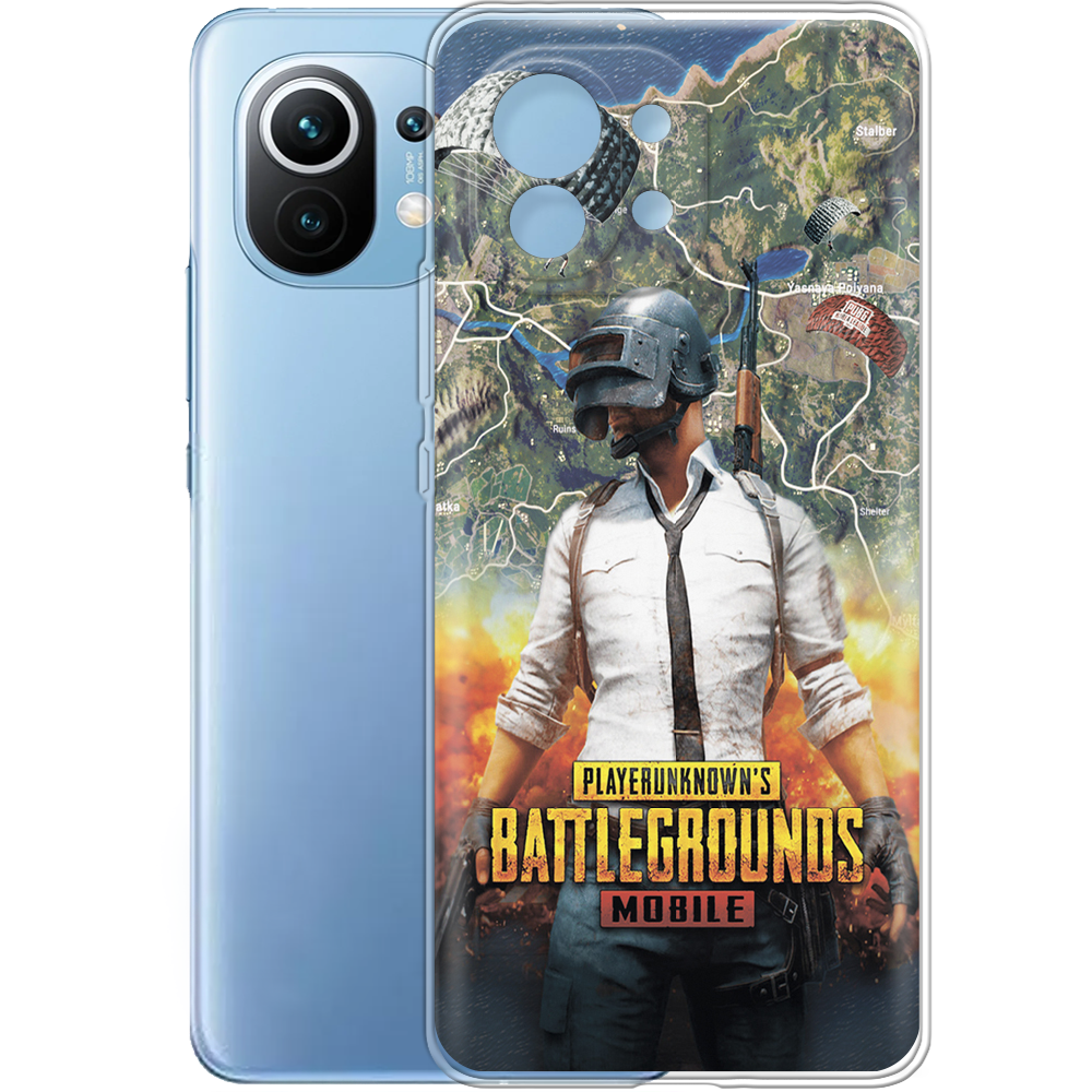 Чехол BoxFace Xiaomi Mi 11 PUBG Mobile Прозрачный силикон (41924-up2309-41924) - фото 2