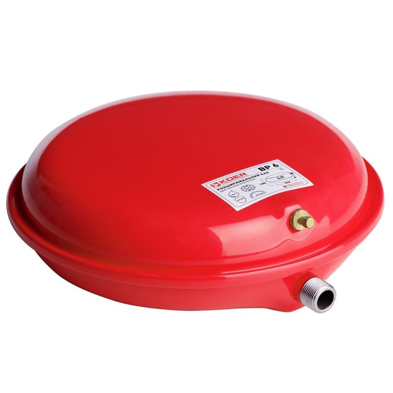 Розширювальний бак плоский KOER BP6 KB0001 6 л 3/4" (75894)