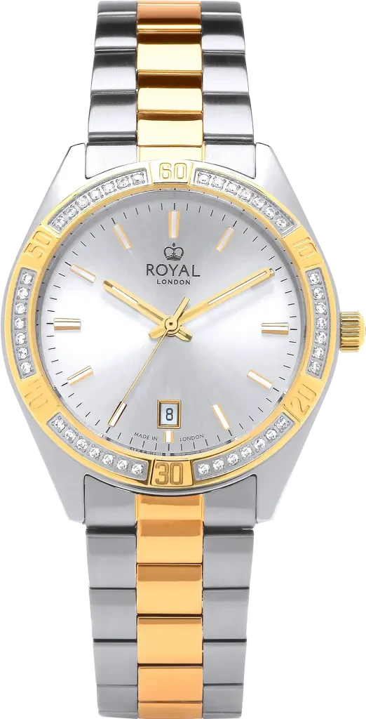 Наручний годинник жіночий ROYAL LONDON 21504-05 з сталевим корпусом WR 50 м Срібний (3145400431) Наручний годинник жіночий ROYAL LONDON 21504-05 з сталевим корпусом WR 50 м Срібний (3145400431)