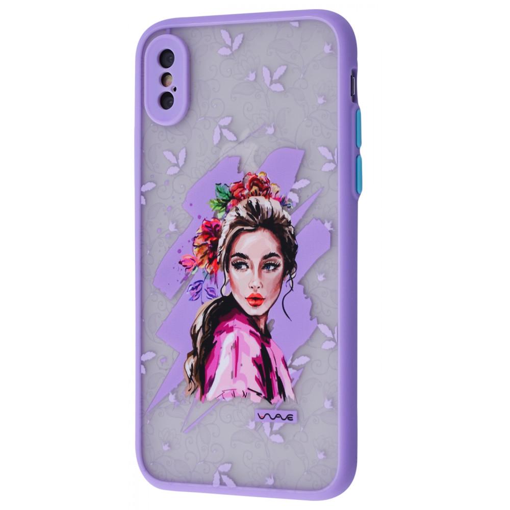 Чохол WAVE Cartoon case PC/TPU для iPhone X/XS Foxy Eyes з малюнком