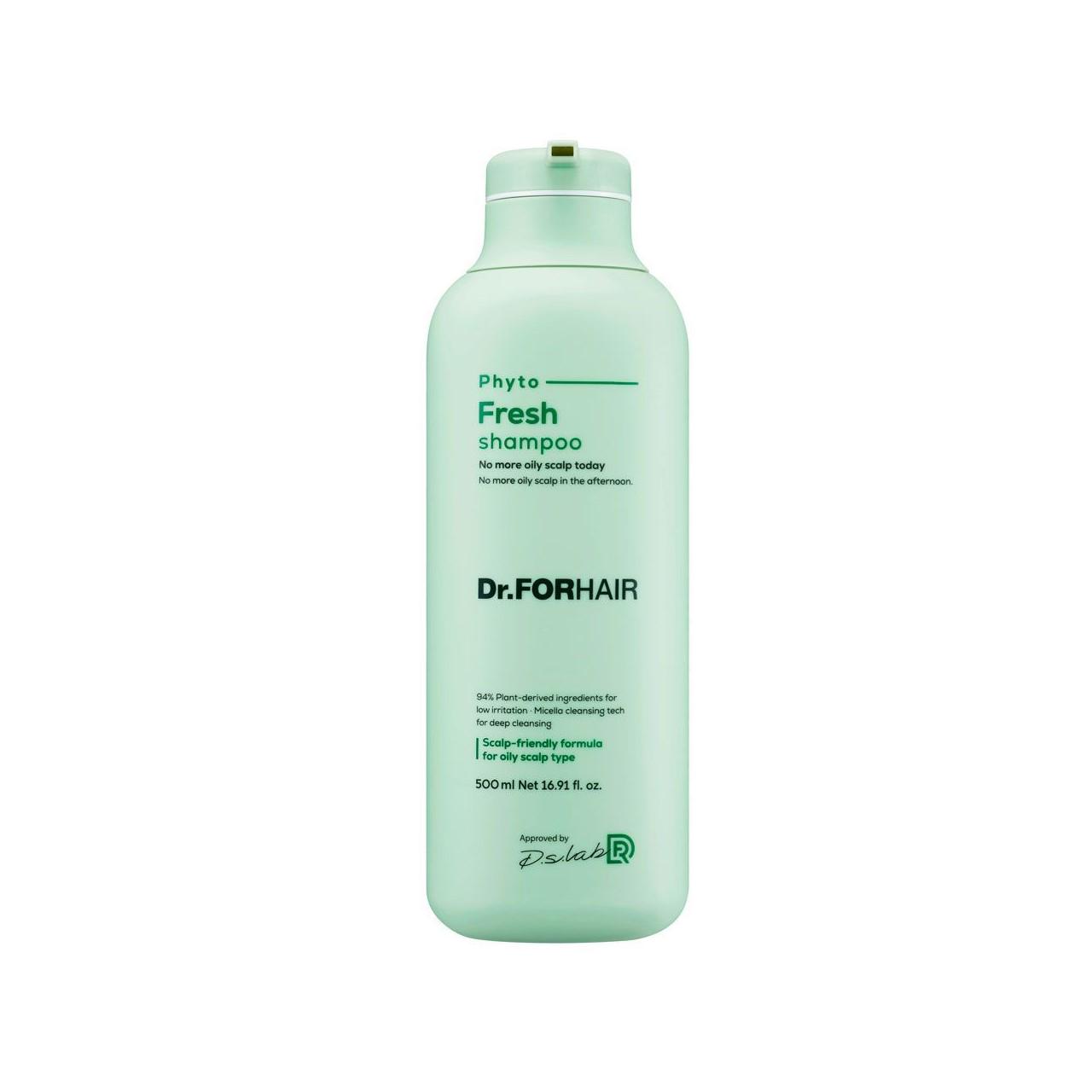 Шампунь мицеллярный для жирной кожи головы Dr.FORHAIR Phyto Fresh Shampoo (8809485533384)