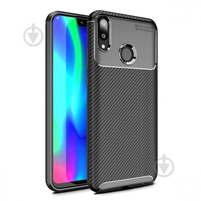 Чехол Carbon Case Huawei Y9 2019 / Enjoy 9 Plus Черный (hub_dZrj72276)