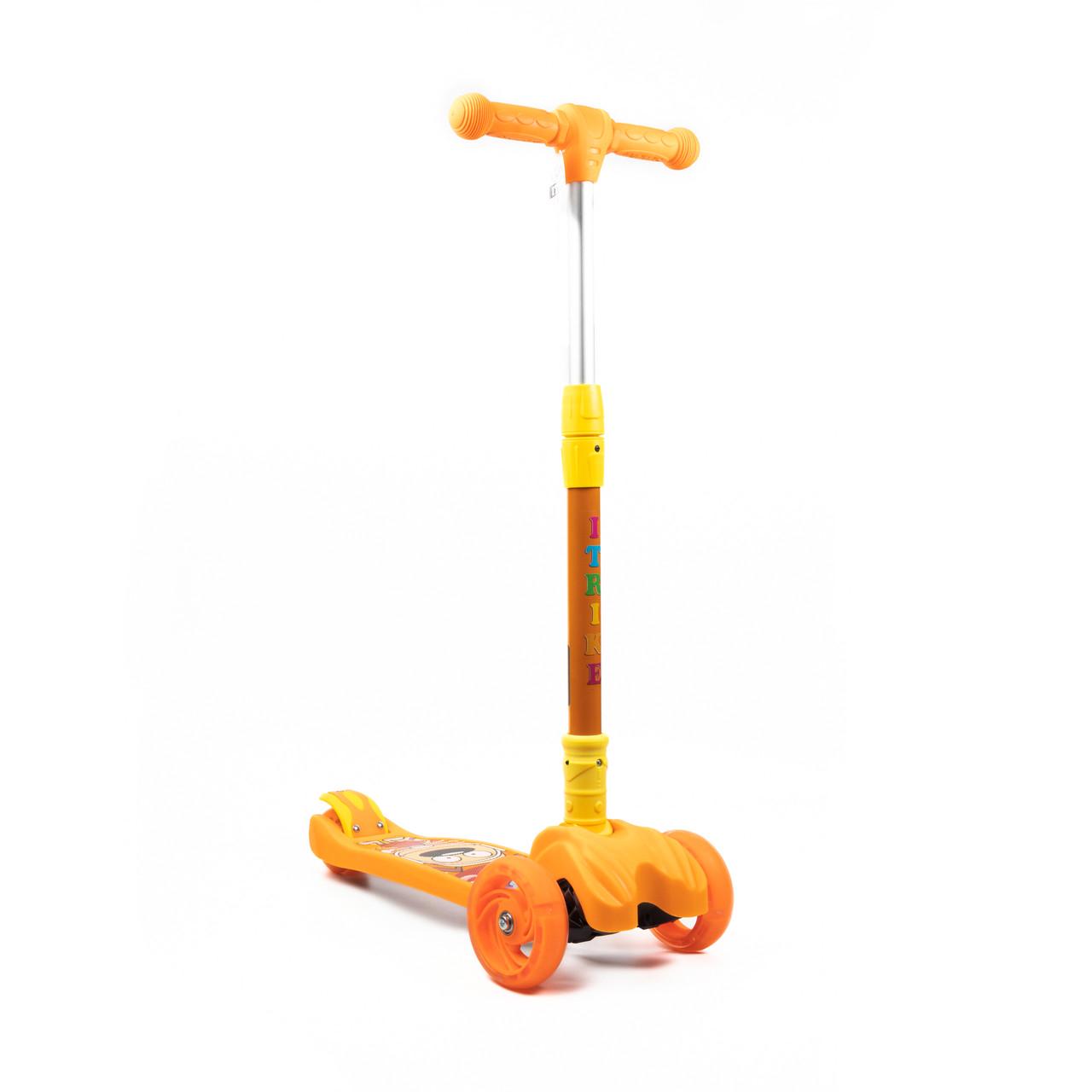 Самокат детский трехколесный складной iTrike Maxi JR 3-060-11-GR (JR3-060-11-GR)