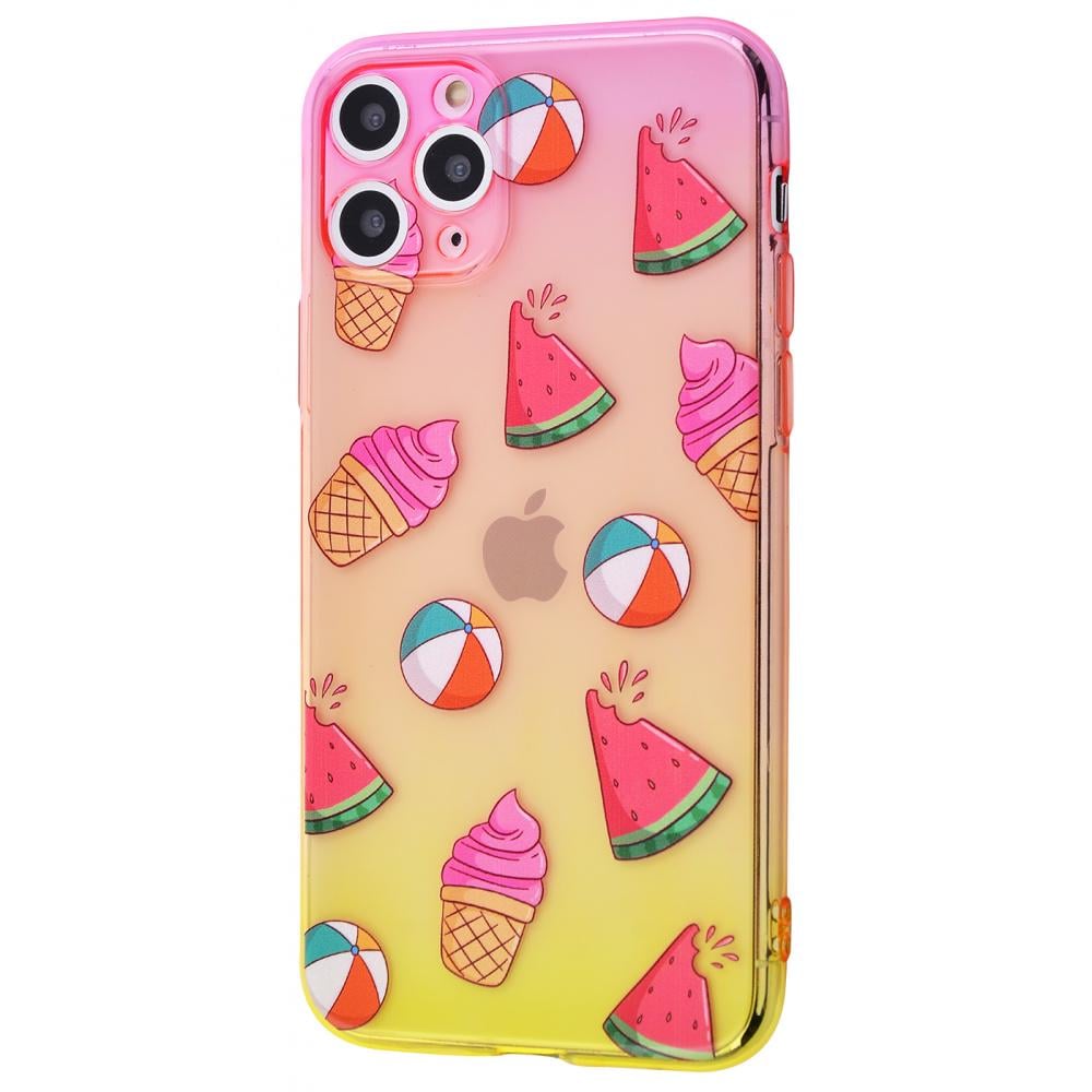 Чехол WAVE Sweet & Acid case TPU для iPhone 11 Pro Red/Yellow/Watermelon с рисунком