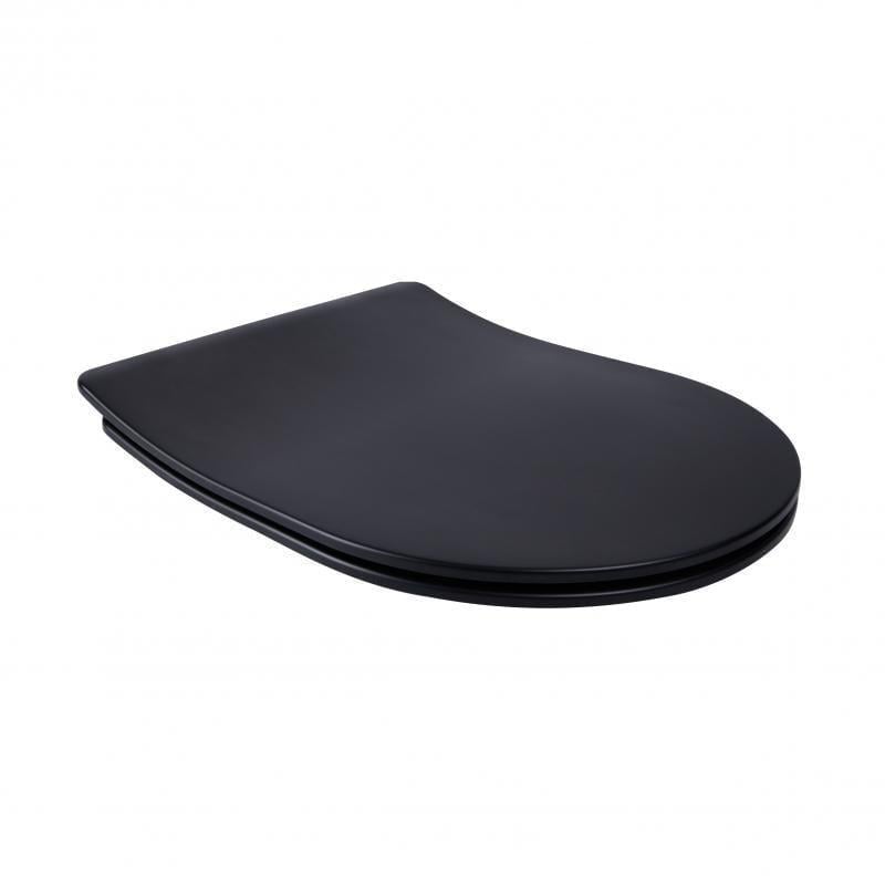 Сиденье для унитаза Q-tap Robi/Scorpio с микролифтом Slim QT99U184UF450MB (13382)