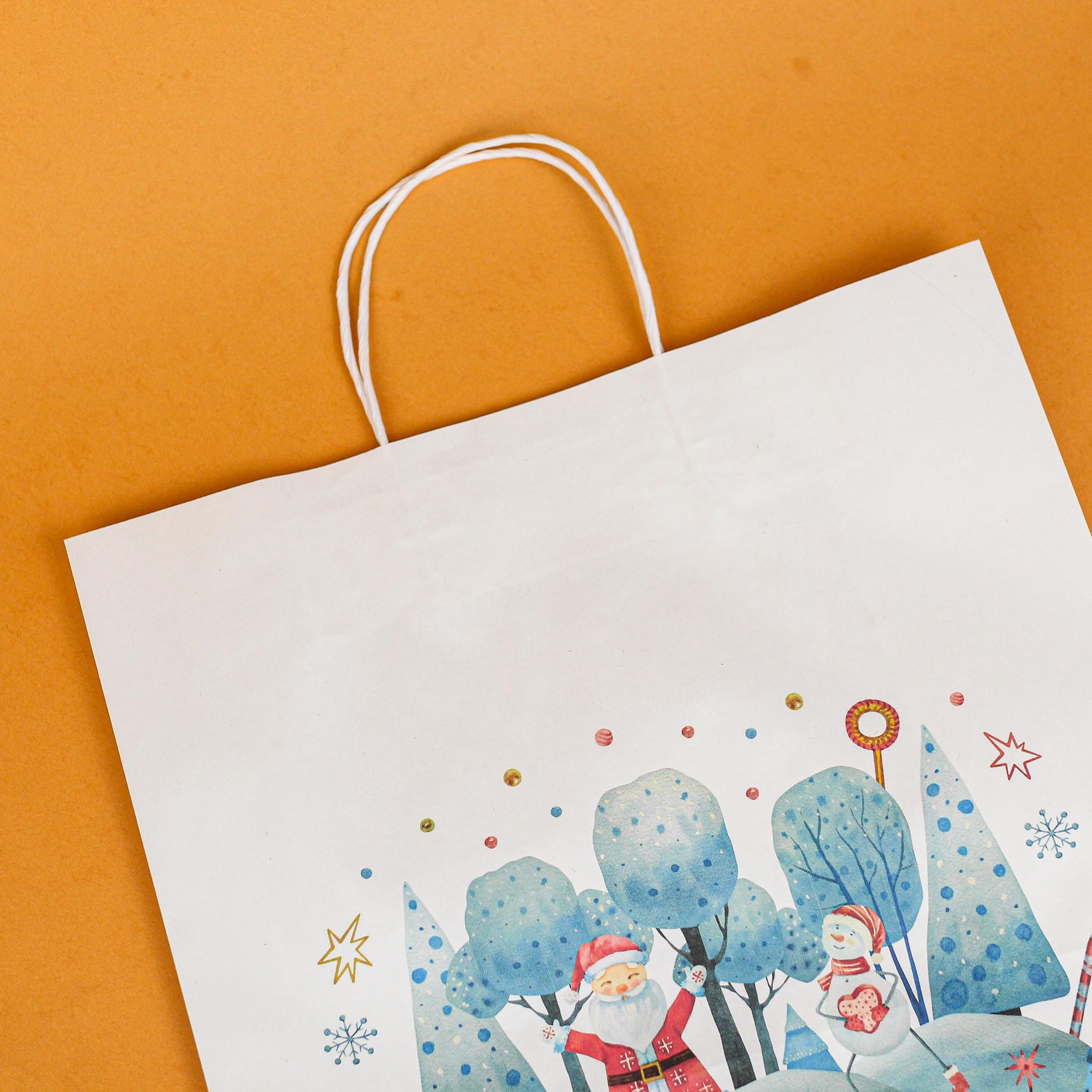 Подарочный пакет бумажный новогодний 320х150х380 мм 10 шт. - фото 4 Подарочный пакет бумажный новогодний 320х150х380 мм 10 шт. - фото 4