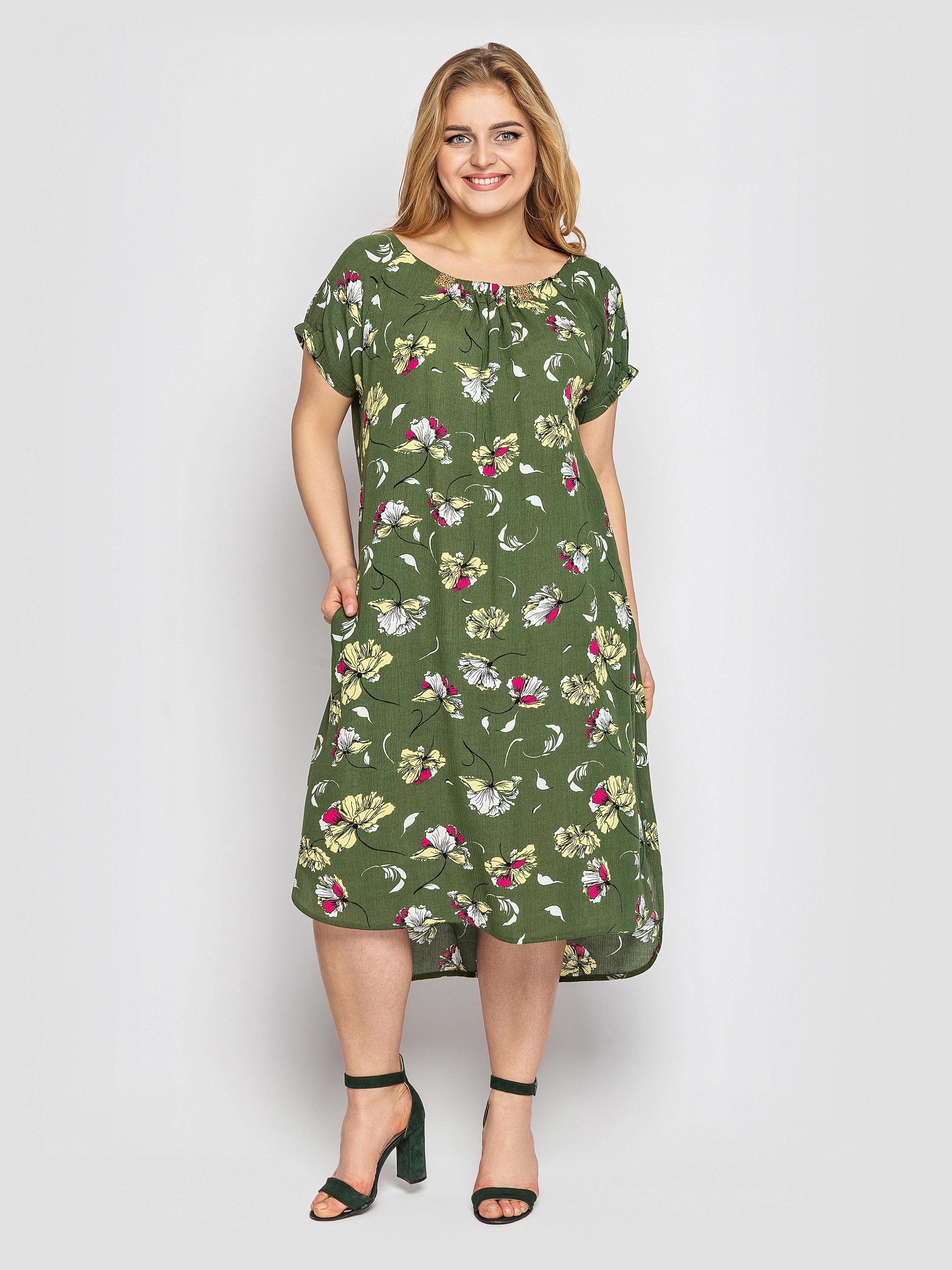 Платье VLAVI Палитра р. 58 Зеленый (124402-58)