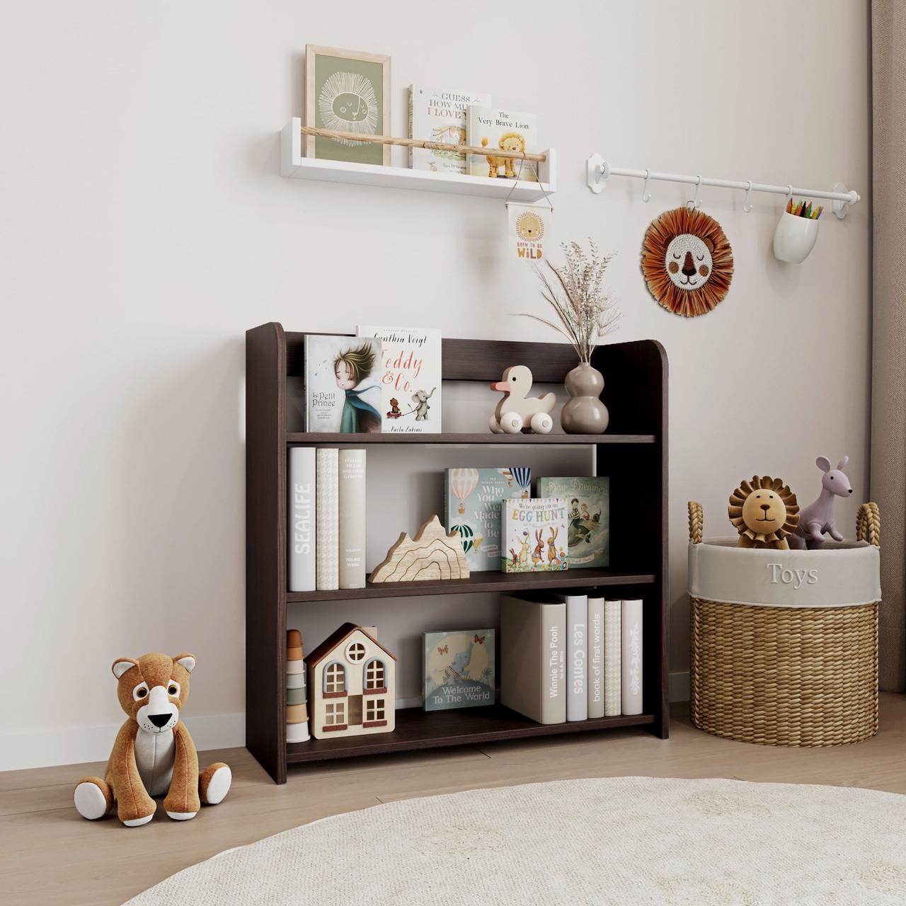 Полка напольная DP-3 детская на 3 секции 750х246х760 мм Венге магия (22092293)