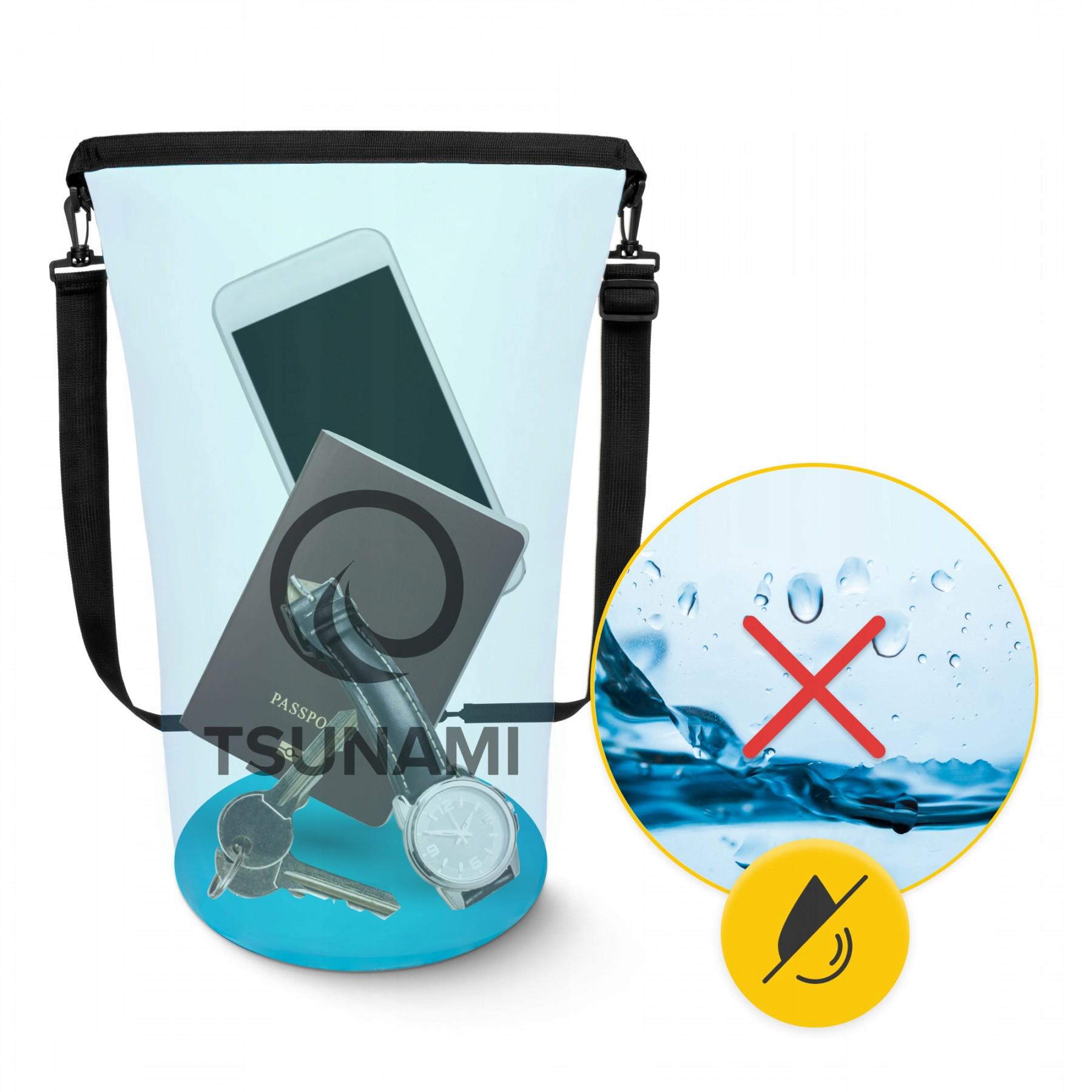 Гермомешок TSUNAMI Dry Pack 10 л (TS012) - фото 7