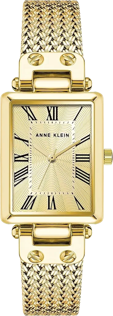 Наручний годинник жіночий Anne Klein AK/3882CHGB з золотистим циферблатом та сталевим браслетом Наручний годинник жіночий Anne Klein AK/3882CHGB з золотистим циферблатом та сталевим браслетом