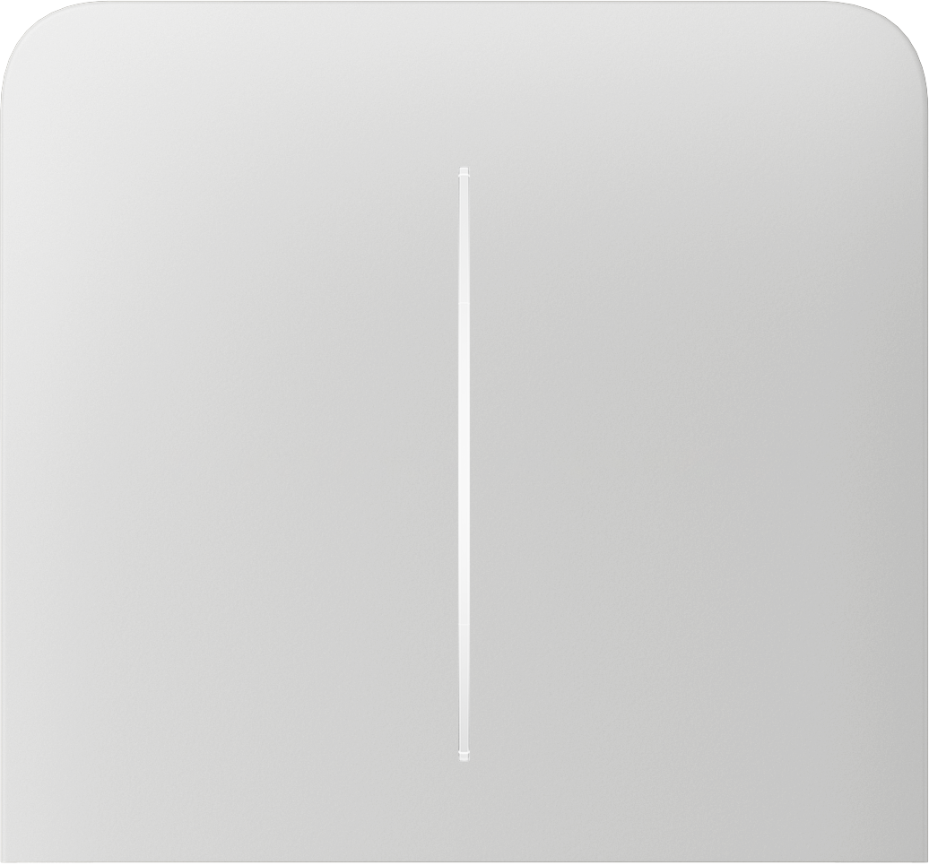 Кнопка боковая для двухклавишного выключателя Ajax SideButton 2-Gang Vertical White (17441)
