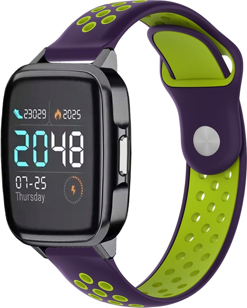 Ремешок Sport для Haylou Smart Watch 2 LS02 Violet Green (23038-21)