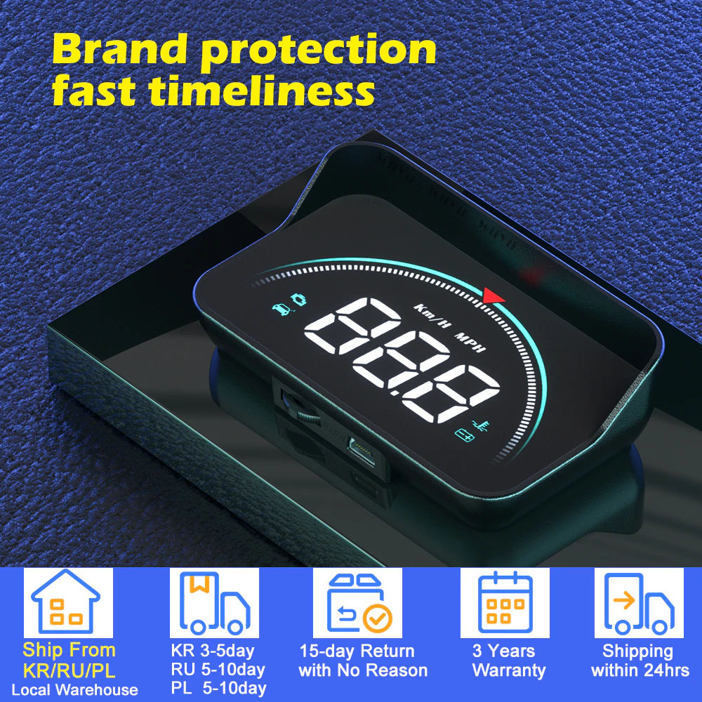 Проектор панелі приладів на лобове скло WIIYII-M8 - фото 3 Проектор панелі приладів на лобове скло WIIYII-M8 - фото 3