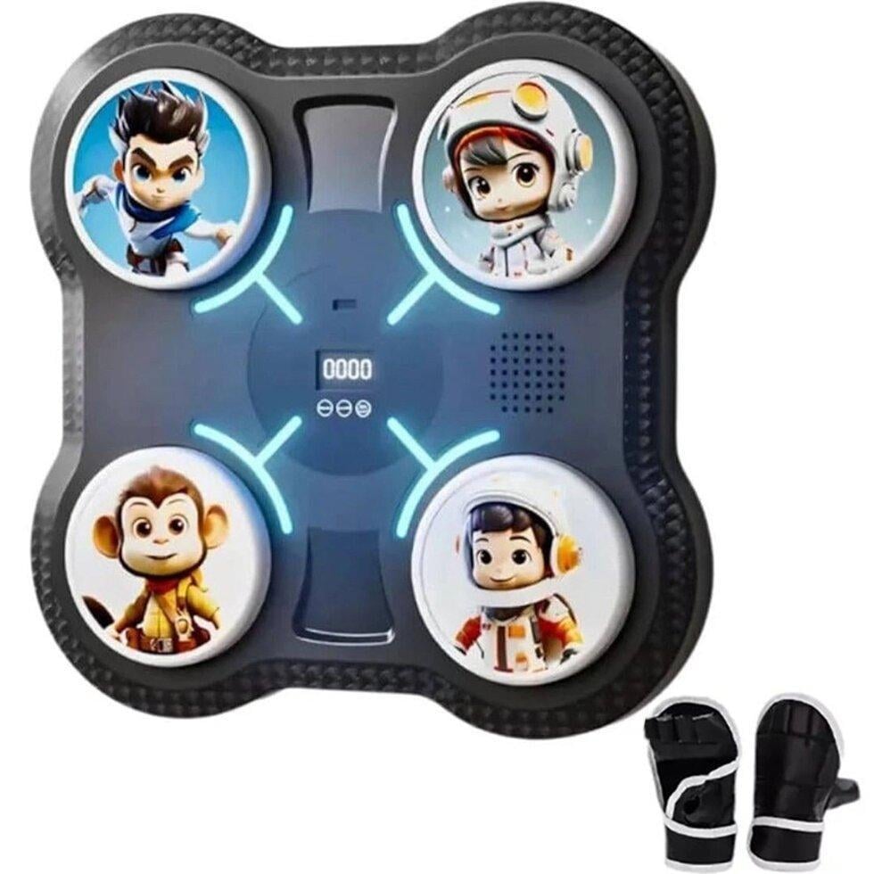 Доска боксерская детская с подсветкой и музыкой Черный (33251-22)