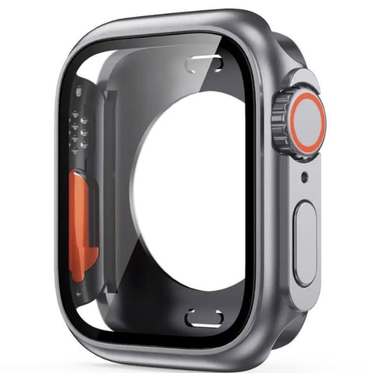 Чохол із захисним склом для Apple Watch Ultra протиударний 41 мм Gray (514082379) Чохол із захисним склом для Apple Watch Ultra протиударний 41 мм Gray (514082379)