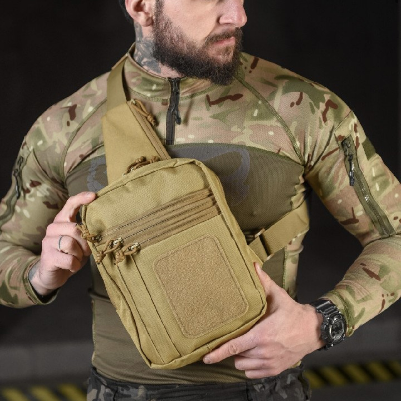 Сумка-кобура наплечная ToberBag Койот (2643) - фото 2 Сумка-кобура наплечная ToberBag Койот (2643) - фото 2