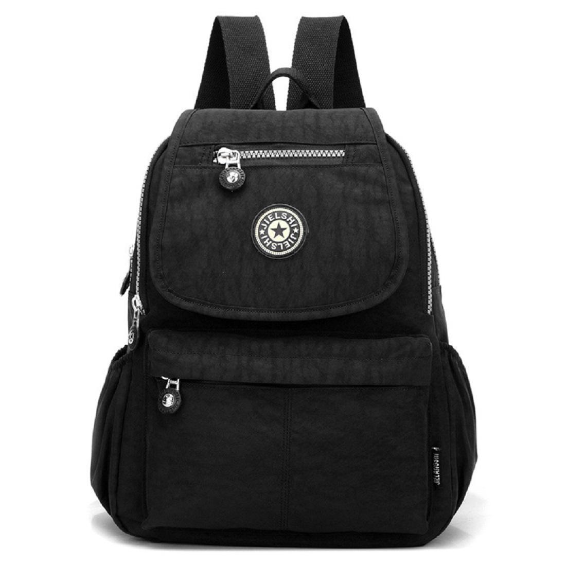 Городской рюкзак женский Royal Bag WT-3606A текстильный с клапаном Черный (6391) Городской рюкзак женский Royal Bag WT-3606A текстильный с клапаном Черный (6391)